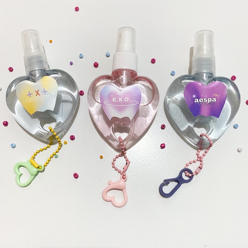 Hand Sanitizer TXT AESPA EXO | KPOP Hand Sanitizer | Hand Sanitizer Spray | Hand Sanitizer Aesthetic