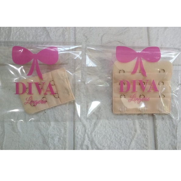 Sambungan BH Pengait BRA 2 / 3 kait TALLY DIVA Extender Strap - Tali BH Extension Tally