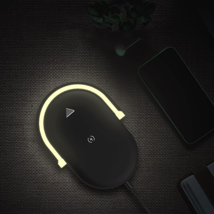 AKN88 - ROCKWARE 3 in 1 Multifunctional Desk Lamp Wireless Charger 15W