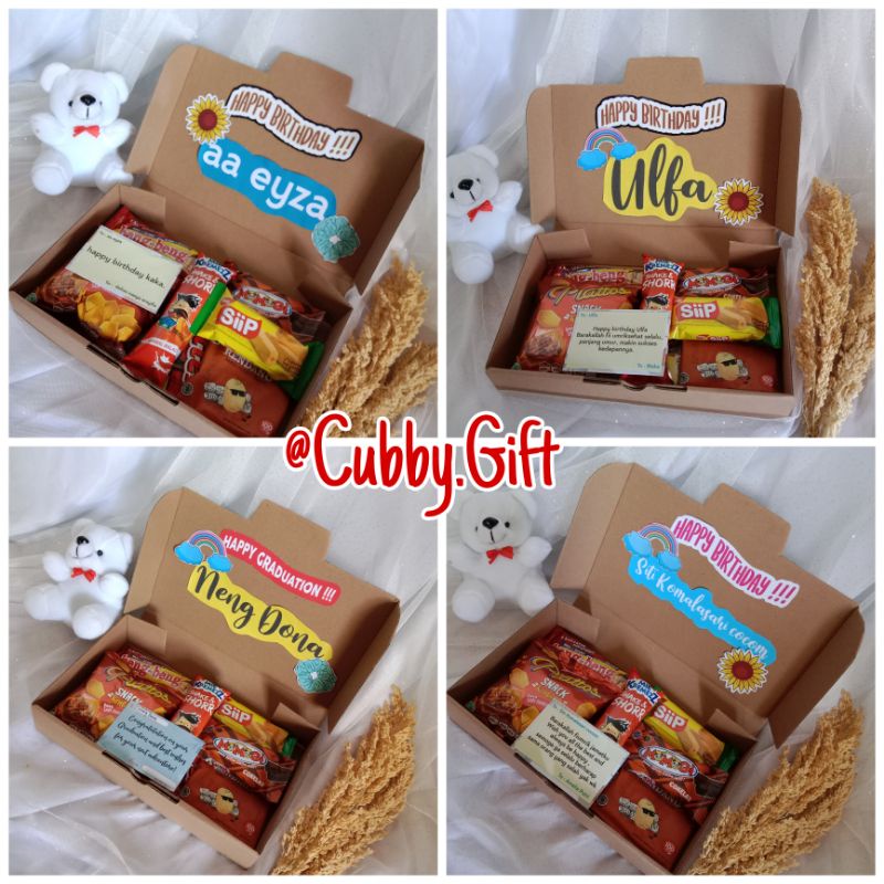 

HAMPERS SNACK | Giftbox snack kado ulang tahun | Kado Wisuda | Kado anniversary