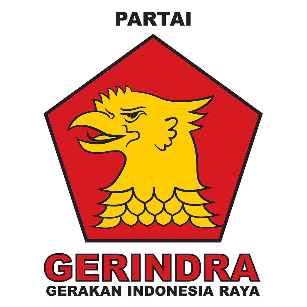 ASAKA BORDIR - LOGO PARTAI GERAKAN INDONESIA RAYA
