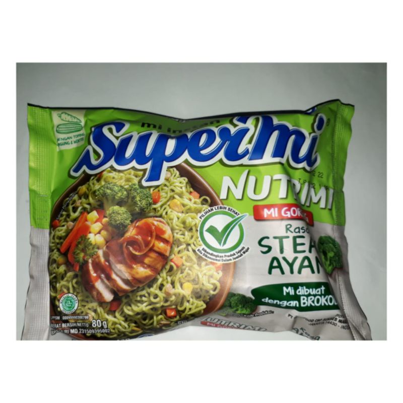 Supermie Nutrimi Mi Goreng Rasa Steak Ayam