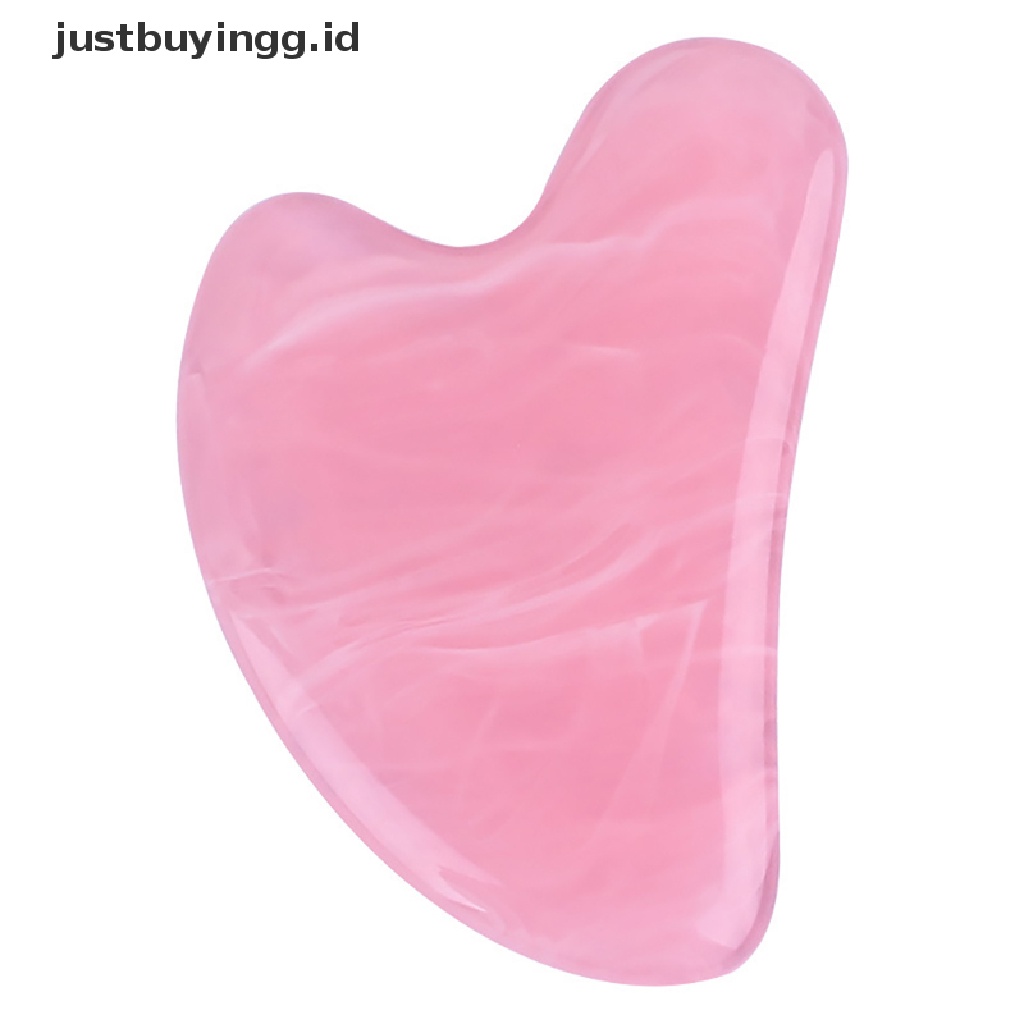 [justbuyingg.id] Natural Resin Gua Sha Board Massage Guasha Plate Face Massager Scrapers Tools ID