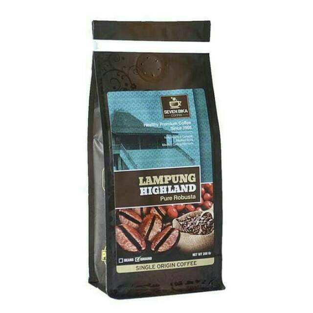 

Seven Bika Coffee Lampung Robusta Pure Robusta (Bubuk/Biji) 200 gr