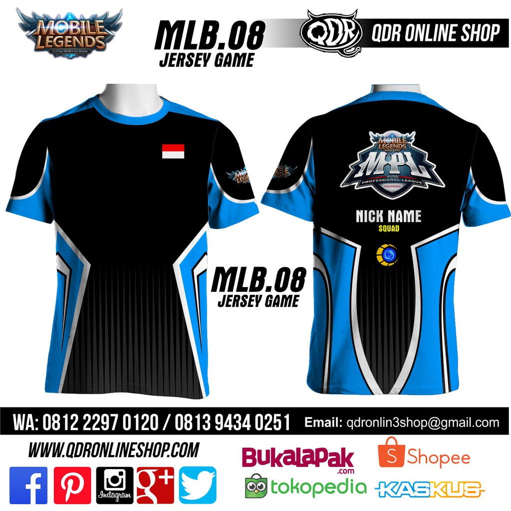 Jersey Gaming Versi 2 Shopee Indonesia