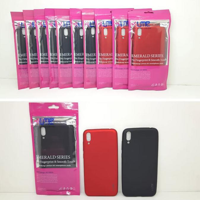 UME Emerald Huawei Y7 Pro 2019 6.26 Soft Case Baby Skin Huawei DUB-LX2 - Merah -