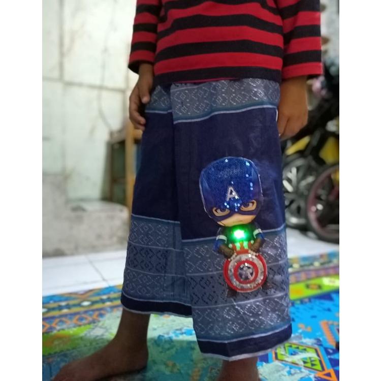 Cod Sarung Anak Instan Karakter Led - Sarung Sunat Anak Karakter - Bukan Sarung Celana