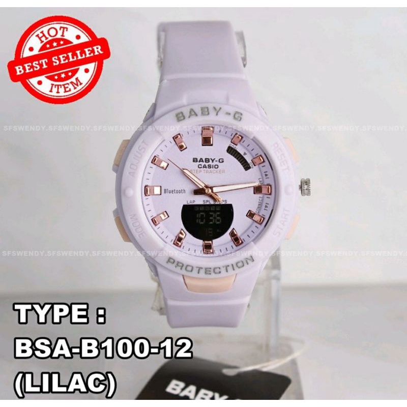 Jam Tangan Baby G B100 Jam Tangan Wanita Jam Tangan Anak Jam Tangan Dualtime Terlaris