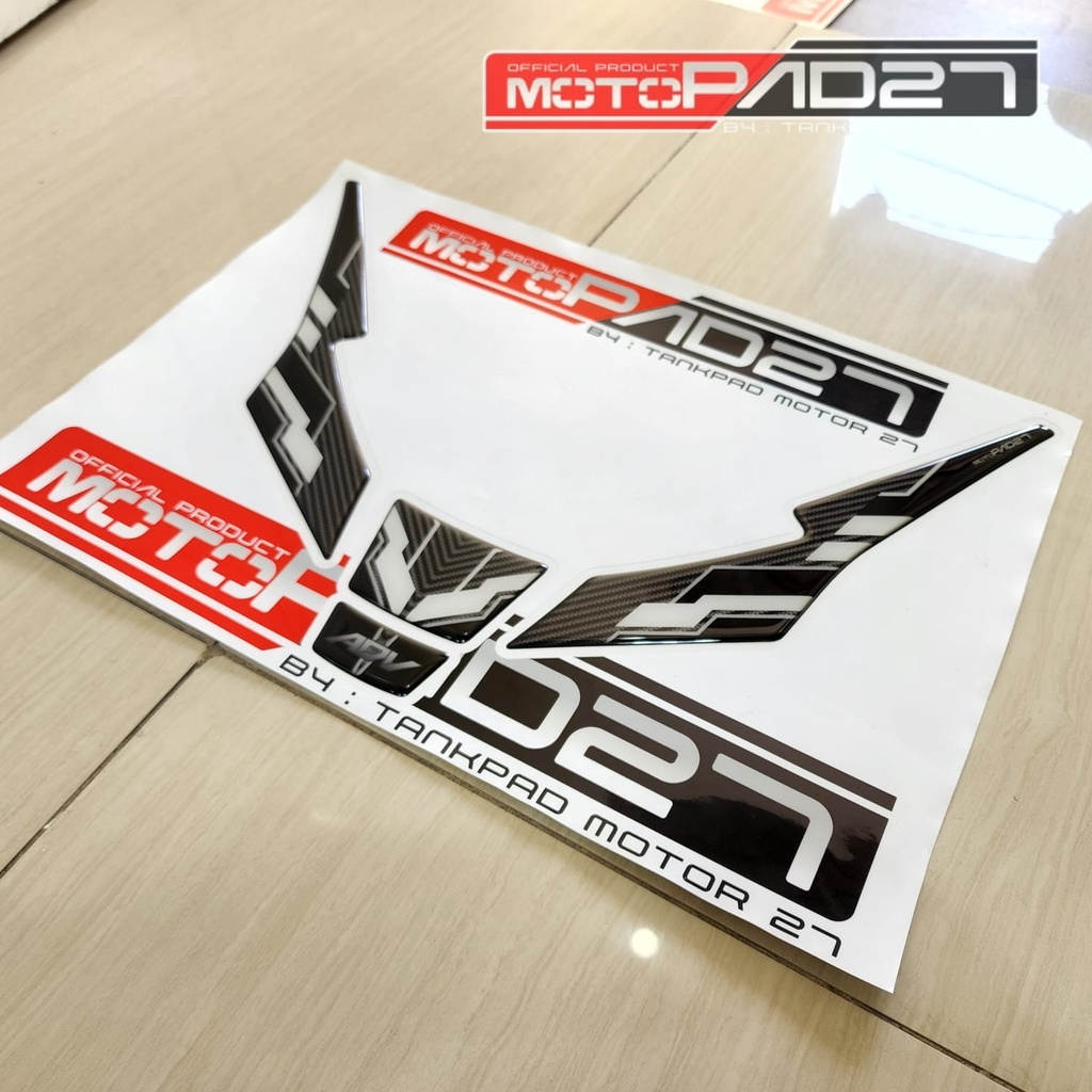 stiker tameng body depan honda ADV 160 carbon resin premium