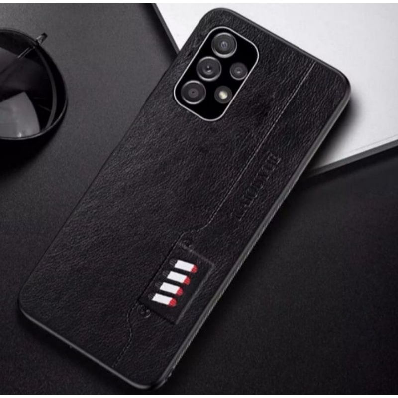 CASE KULIT SAMSUNG A72 LEATHER TEXTURE ORIGINAL DASAIN