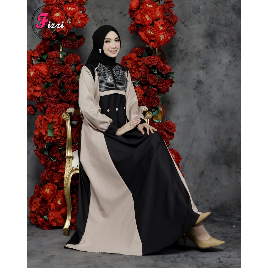 M6 Gamis Terbaru Toyobo By Fizzi Gamis bestseller Gamis geratis ongkir