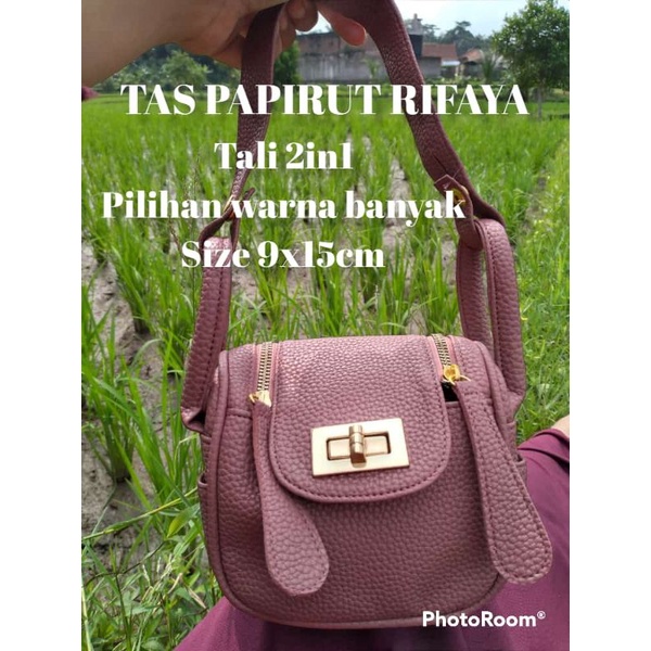 Tas Papirut Rifaya/Tas papirut wanita/bisa cod