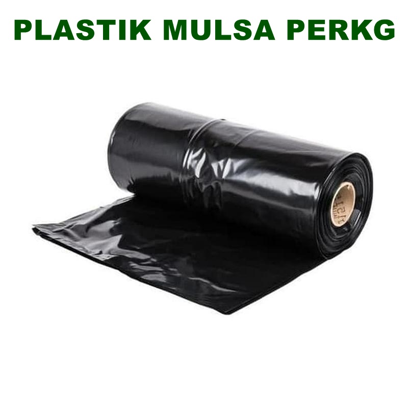 Jual Plastik Mulsa Hitam Perak Lapis Warna Lebar Cm Tebal Mm Perkg Sawah Kebun Tanah