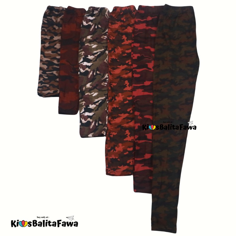 ARMY Pants uk 10-12 Tahun / Legging Anak Panjang Laki Perempuan ABRI Celana Bawahan Murah Leging