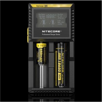 Nitecore D2 Intelligent USB Charger Baterai 2 Slot - Authentic