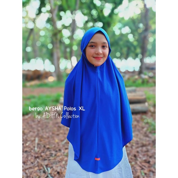 Hijab Jilbab  Instan Hijab Bergo Aysha XL by Adhin collection