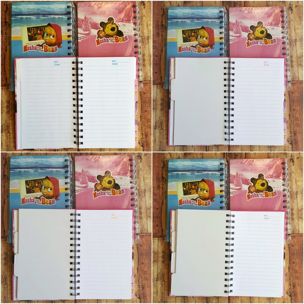 Notepad Spiral Masha and the Bear