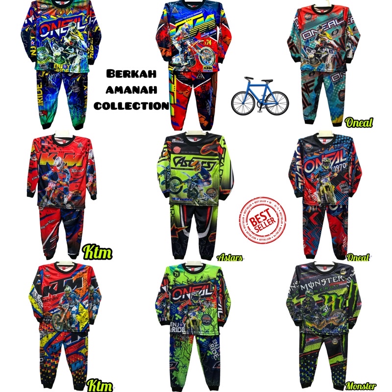 FULL PRINTING/JERSEY MOTORCROSS ANAK-ANAK TERMURAH/STELAN MOTORCROSS ANAK TERBARU