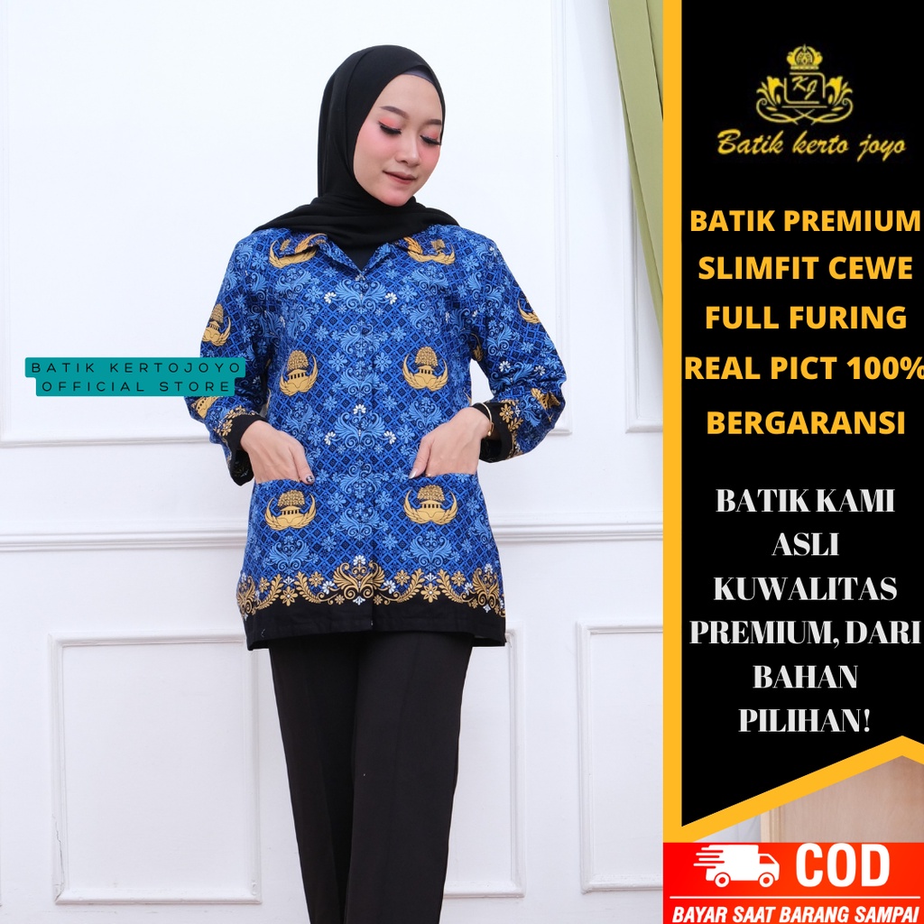 BAJU BATIK KORPRI WANITA TERBARU 2022 BAJU BATIK PNS TERBARU BATIK WANITA LENGAN PANJANG KEMEJA BATIK KORPRI TERBARU SERAGAM KORPRI CEWEK SERAGAM PNS TERBARU BATIK KORPRI WANITA PREMIUM BATIK KERTOJOYO BATIK PRABUSENO BATIK BAJU DINAS KORPRI TERBARU 2022