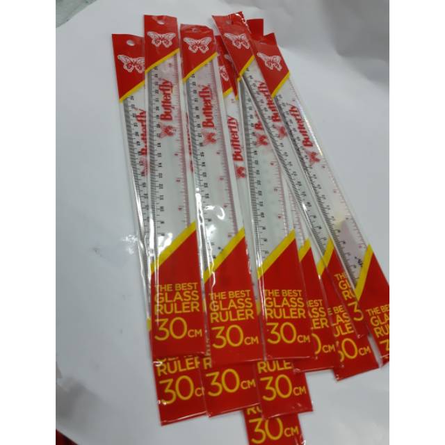 

Penggaris Plastik 30 Cm Merk Batterfly
