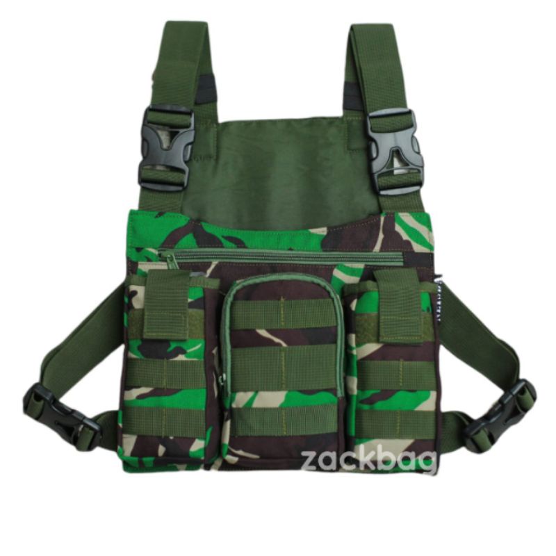 Tas dada pria/Chest bag rig/Tas dada Malvinas bahan Cordura Premium new Neisda