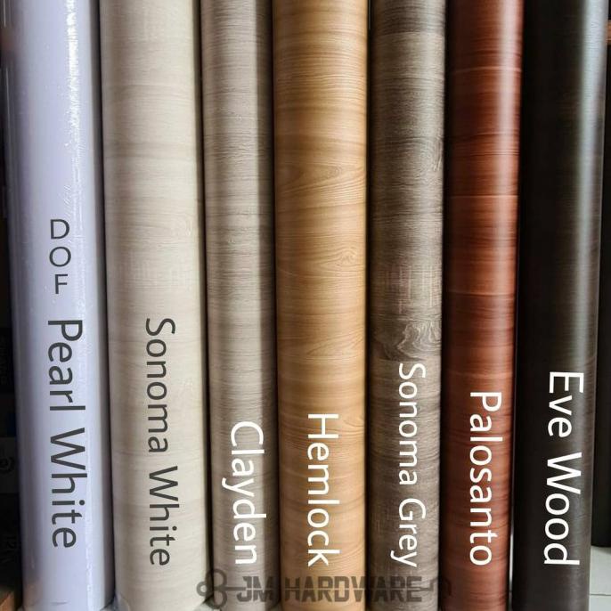 KERTASIVE MOTIF KAYU DECO PVC SHEET STIKER PELAPIS LEMARI/MEJA HEMLOCK