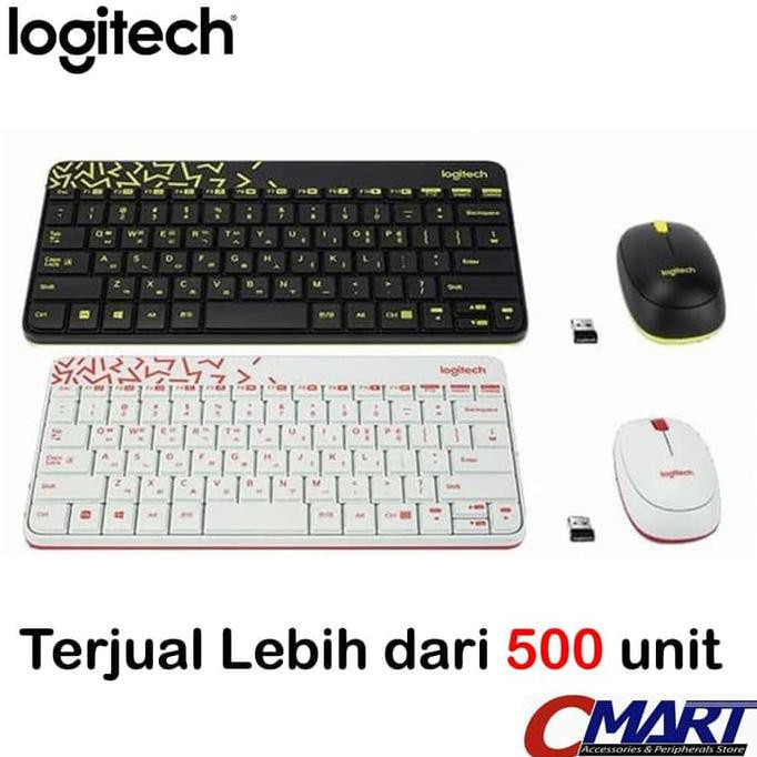 Logitech mk240 Wireless Combo Mouse & Keyboard - Hitam