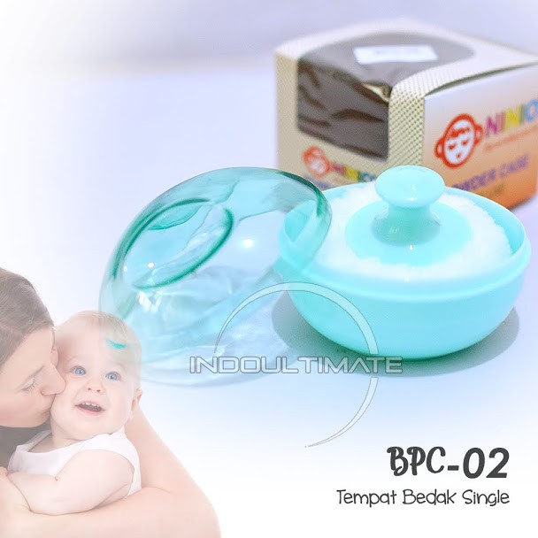 Tempat Bedak Bayi Single NINIO/Tempat Bedak Baby Single/Baby Powder Case Deluxe Single NINIO BPC-02