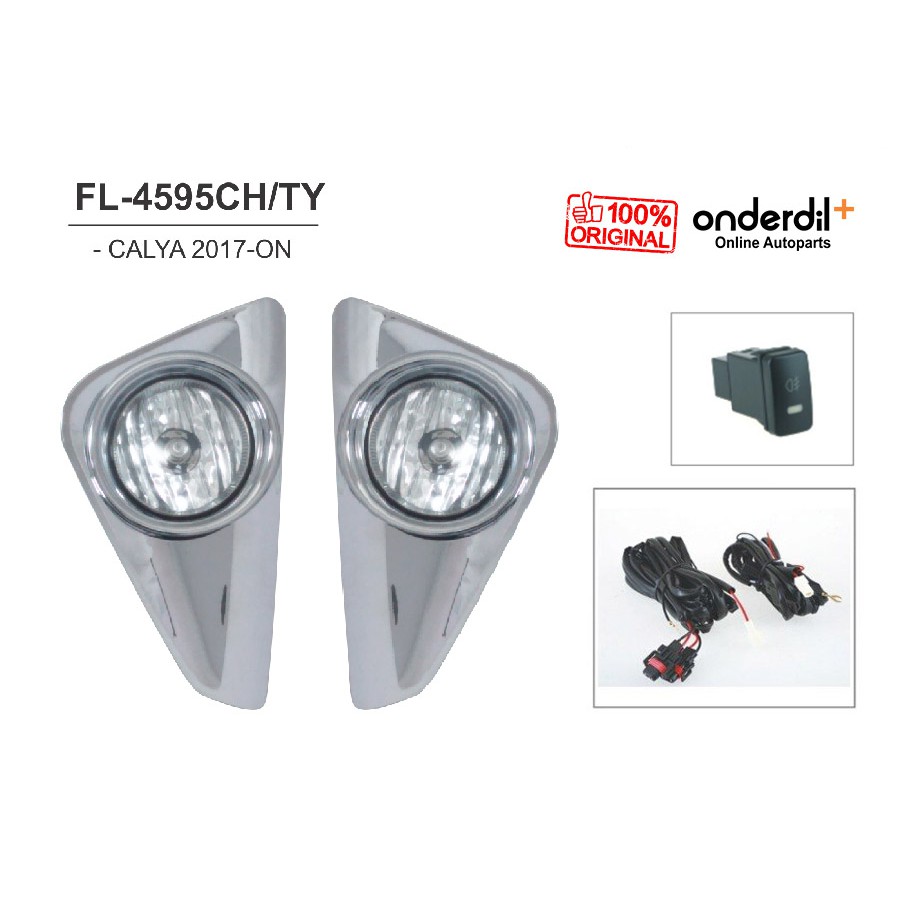 Foglamp Set Calya 2017 - 2019 Original RWB