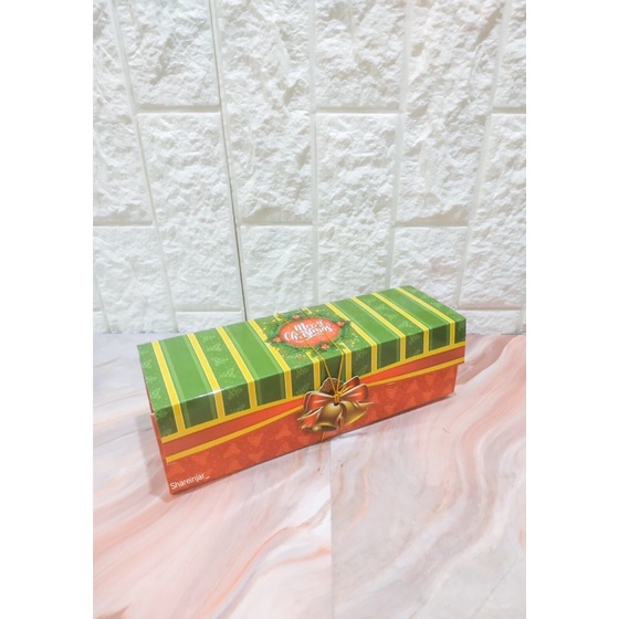 

Kotak Box Merry Christmas Packaging Hampers Kue Bolu Gulung Natal #6