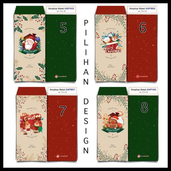 

Buruan Serbu Amplop Natal Custom Nama + Perekat