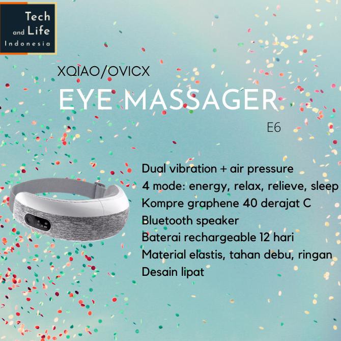 OVICX Smart Eye Massager E6 Alat Pijat Mata Elektrik