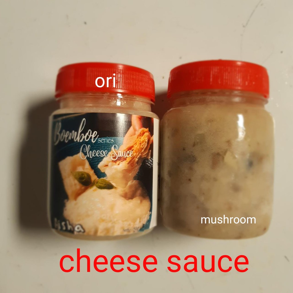 

Cheese Sauce Mushroom Champignon Saus Keju Asli Alami Tanpa Pengawet