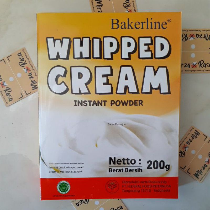

Bakerline Whipped Cream 200g