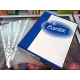 PP Pocket Bantex Ukuran Folio. Isi 100 Lembar. 2044. ANTI GLARE / KASAR