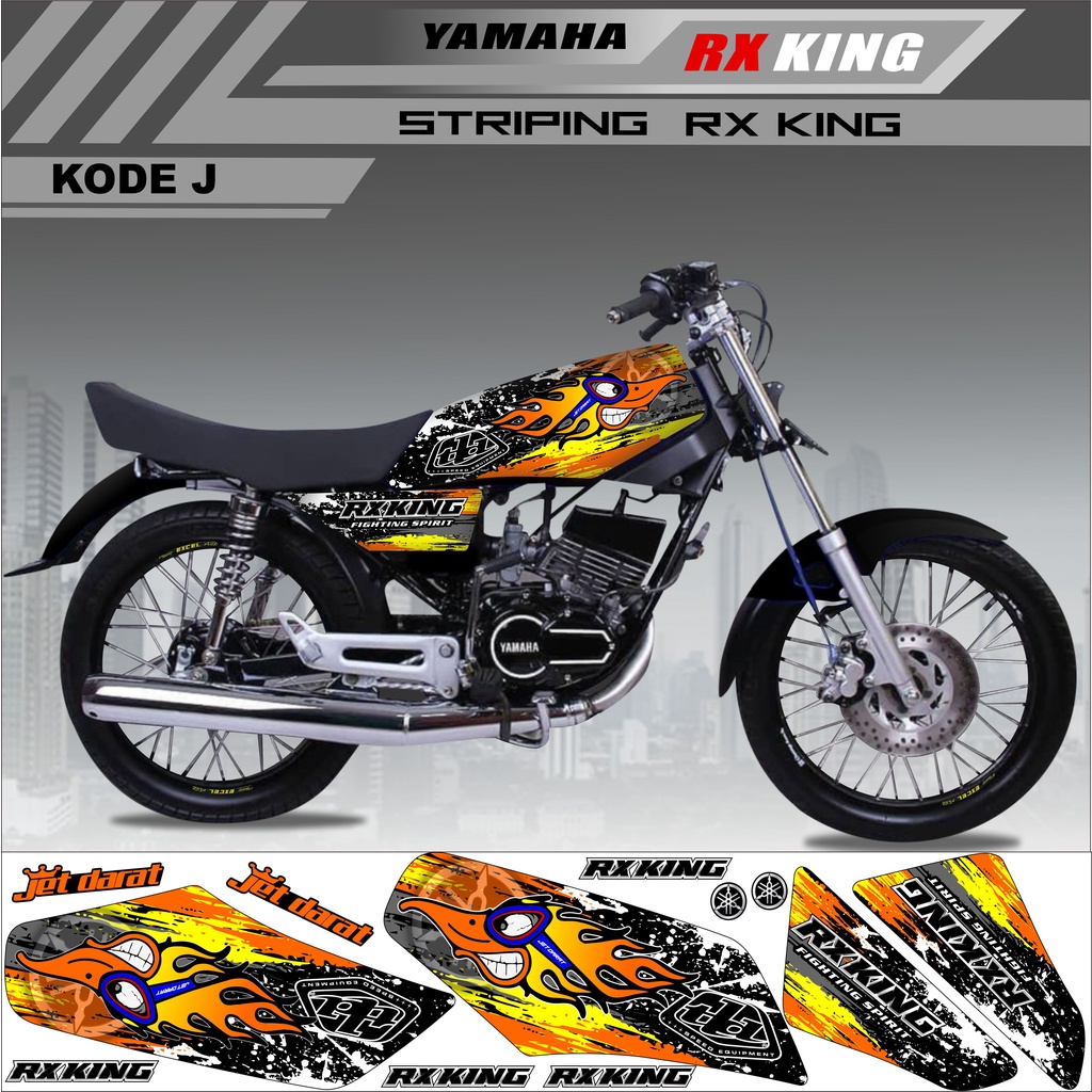 Sticker Striping Rx King Variasi  Kode J