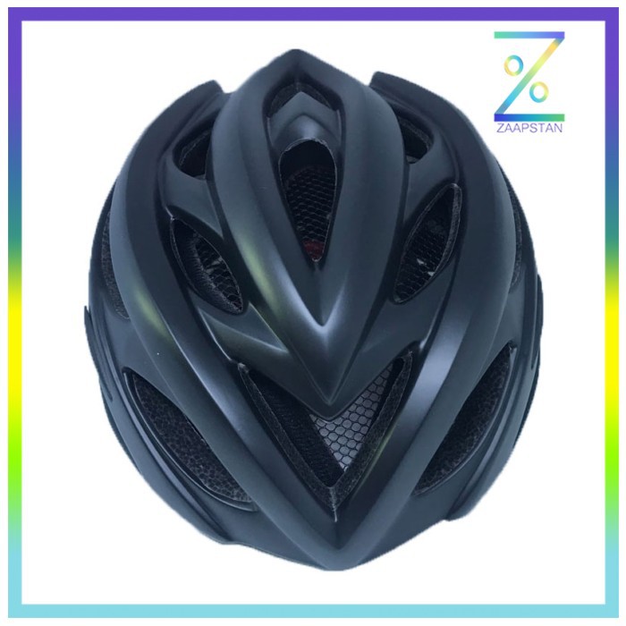 TaffSPORT Helm Sepeda EPS PVC Shell dengan Lampu Backlight - 1105 - Bl