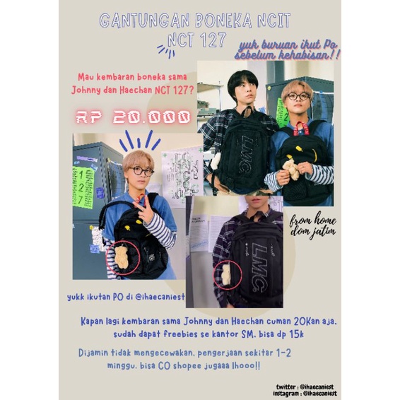 TEDDY BEAR HAECHAN & JOHNNY NCIT NCT