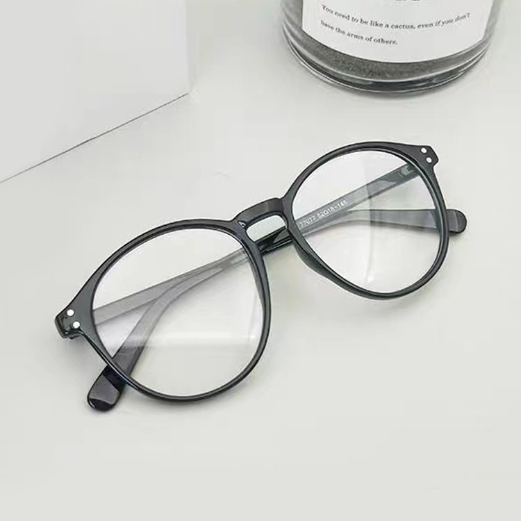 kacamata photocromic / kacamata hitam /Kacamata Anti Radiasi Bentuk Bulat Bahan Metal Gaya Korea Retro Untuk Pria Dan Wanita