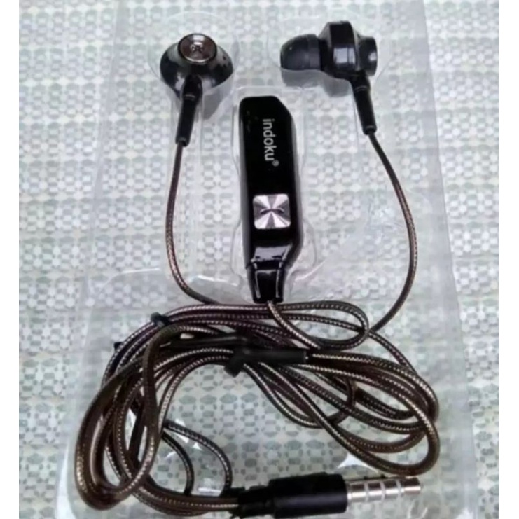 Earphone indoku Bass henset recable | Henset vido