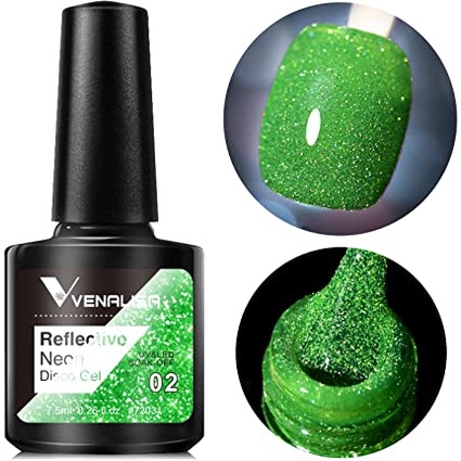 ORIGINAL Reflective Flash Kutek Gel Glitter UV Gel Nail Polish BD Series