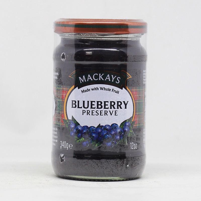 MACKAYS Blueberry Preserve Selai 340 Gram