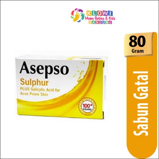 Asepso sulphur 80 gram kuning plus salicylic acid for acne ...