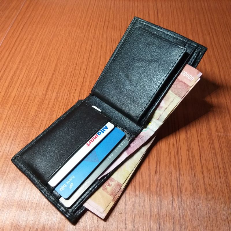 DOMPET PRIA KULIT SEMI EMBOS DOMPET KULIT MURAH DISTRO TERMURAH