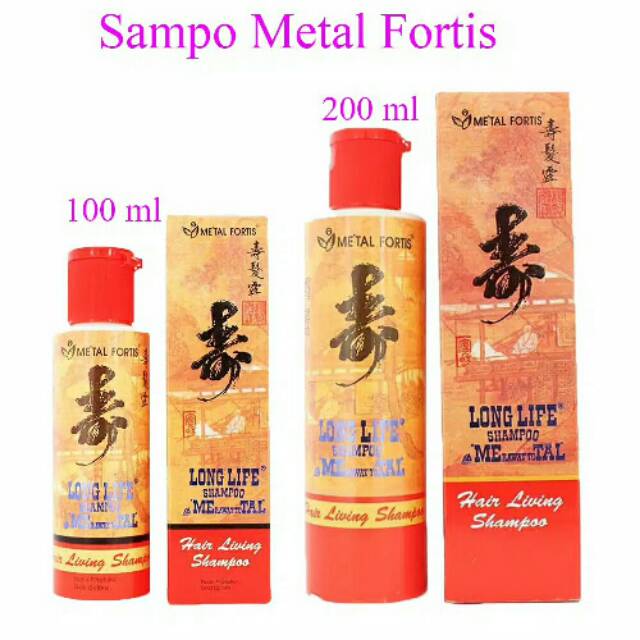 Shampo Metal Fortis Pemanjang Rambut 100ml 200ml Shopee Indonesia