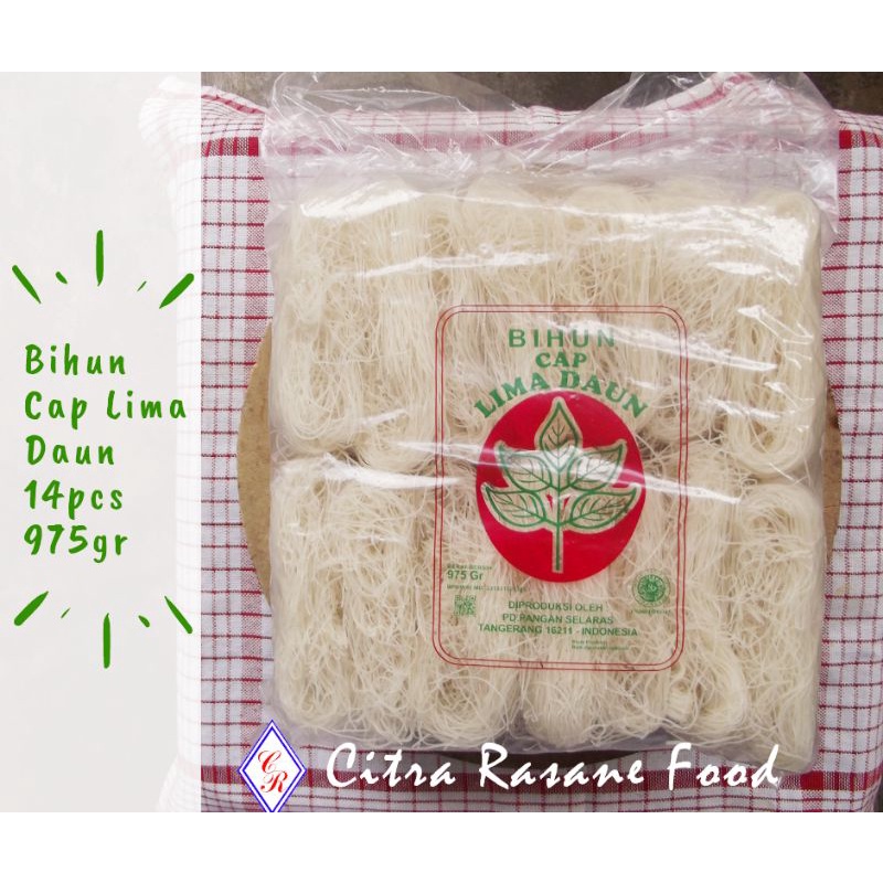 

Bihun Cap Lima Daun 14pcs 975gr