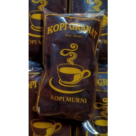 

KOPI GRANAT lelet sarang 200gr robusta original