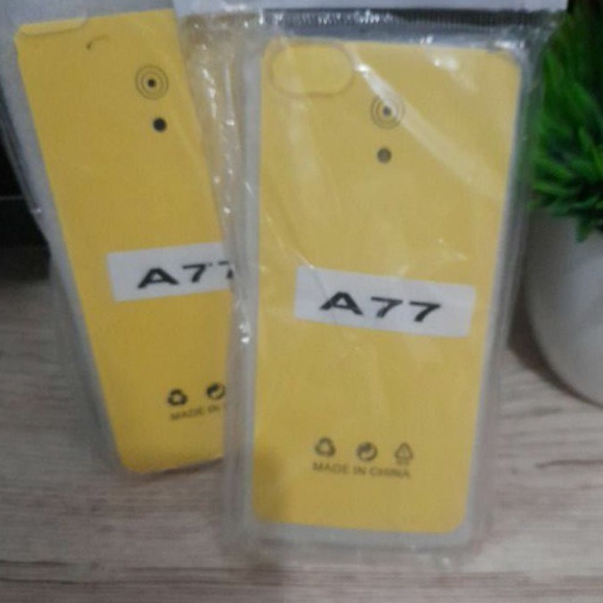 Casing Anti crack A77 SOFT CASE Anticrack bening OPPO A 77