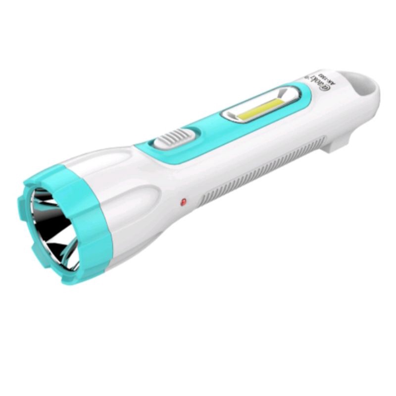 Senter Aoki rechargeable 1 Watt + cob 1503