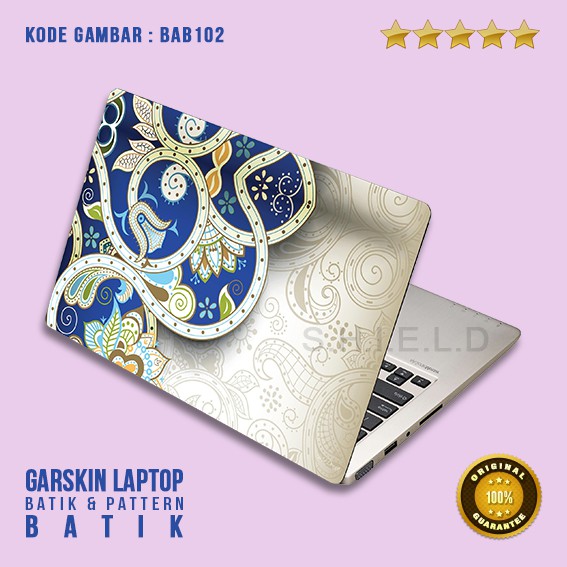 Garskin / Skin / Cover / Stiker Laptop - Batik 2